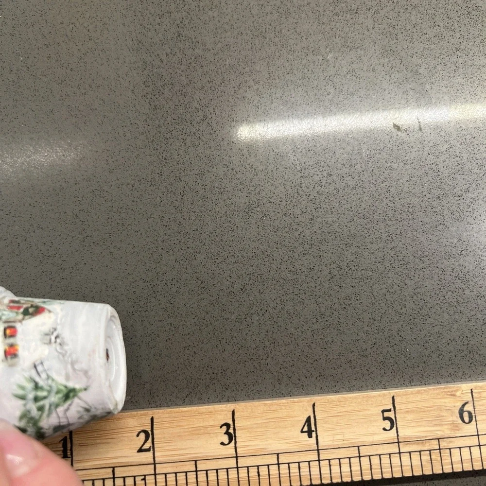 Set of 2 Very Small Handpainted Christmas Plant Flower Pots